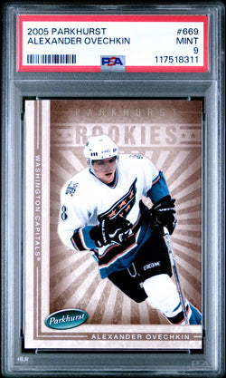 Alex Ovechkin 2005 Parkhurst Rookie #669 PSA 9 Mint 8311