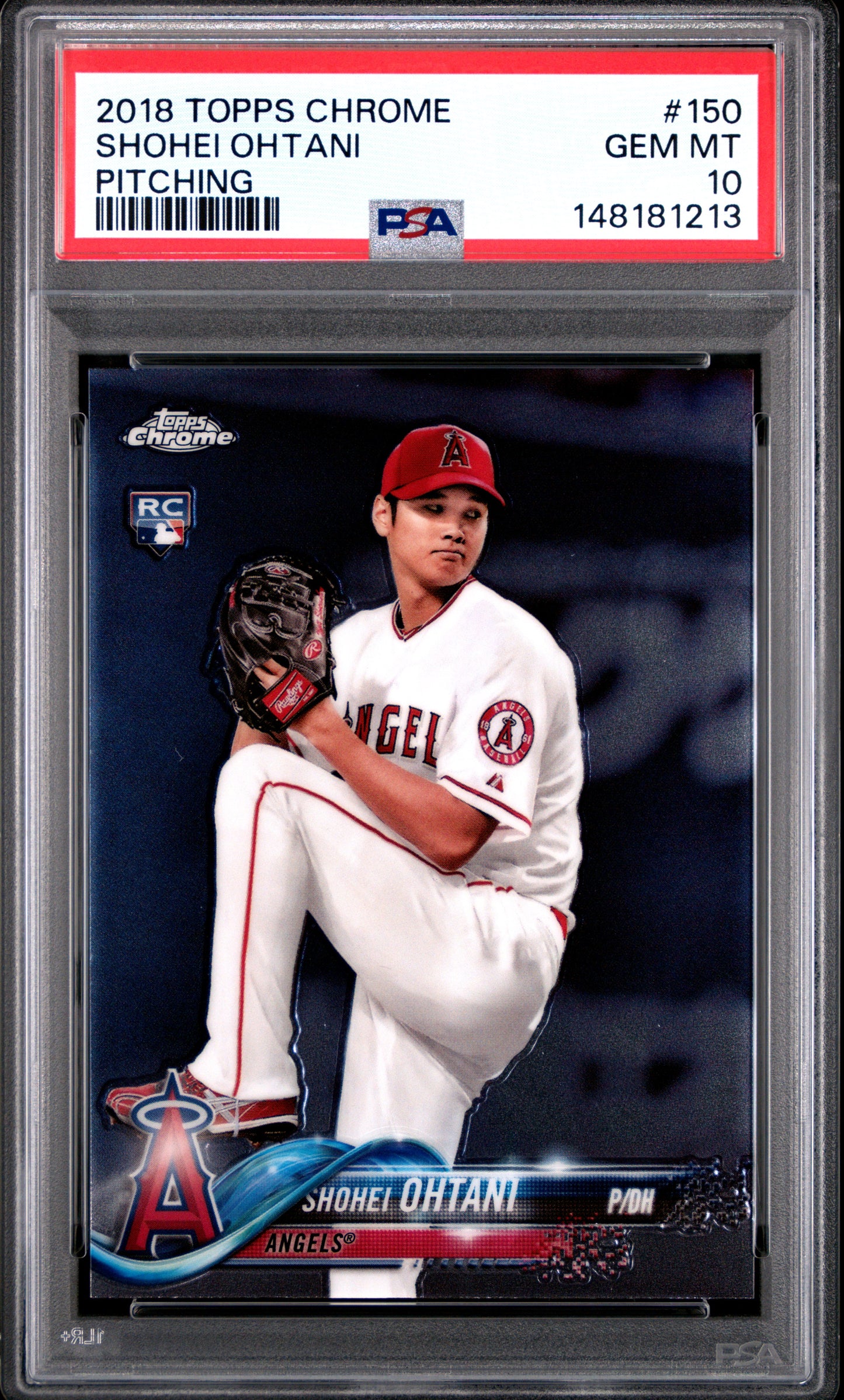 Shohei Ohtani 2018 Topps Chrome Rookie #150 PSA 10 Gem Mint 1213