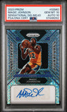 Magic Johnson 2023 Panini Prizm Sensational Signatures Mojo Autograph #16/25 PSA 10 Auto 10