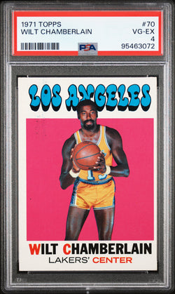 Wilt Chamberlain 1971 Topps #70 PSA 4 Vg-Ex 3072