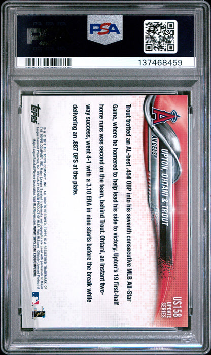 Shohei Ohtani + Mike Trout 2018 Topps Update #US158 PSA 10 Gem Mint 8459