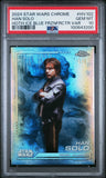 Han Solo 2024 Topps Star Wars Chrome Frozenfractor #-5/0 PSA 10 Gem Mint