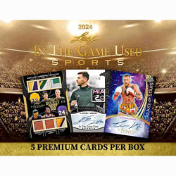 2024 Leaf In The Game Used Multi-Sport Edition Hobby Box