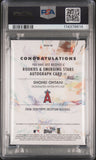 Shohei Ohtani 2020 Topps Inception Blue Rookie Auto #4/25 PSA 9 Mint