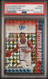 Desmond Bane 2020 Panini Mosaic Rookie Autographs Fusion Red/Yellow PSA 10 Gem Mint