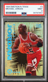 Michael Jordan 1994 Skybox Emotion N-Tense #3 PSA 9 Mint