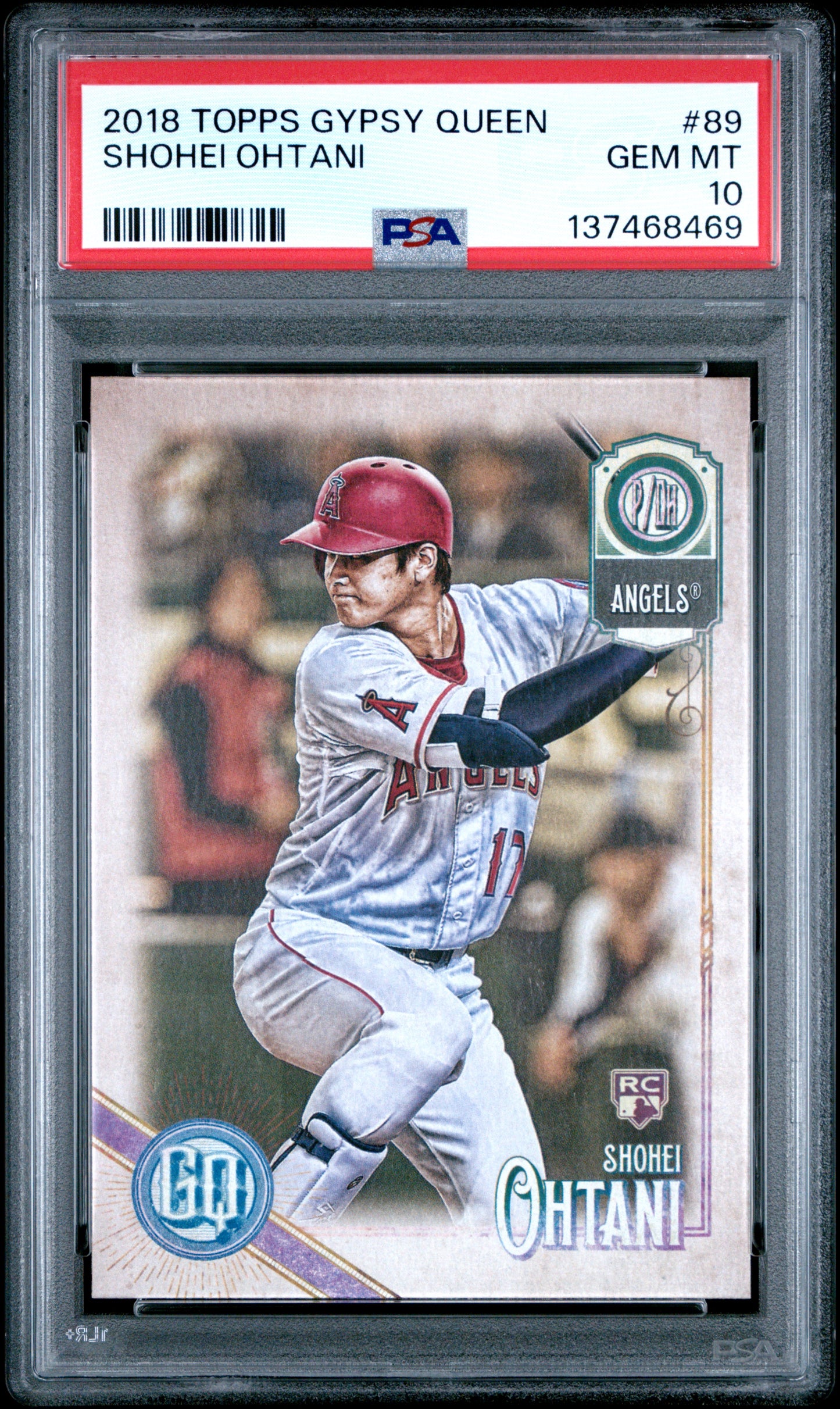 Shohei Ohtani 2018 Topps Gypsy Queen Rookie #89 PSA 10 Gem Mint 8469