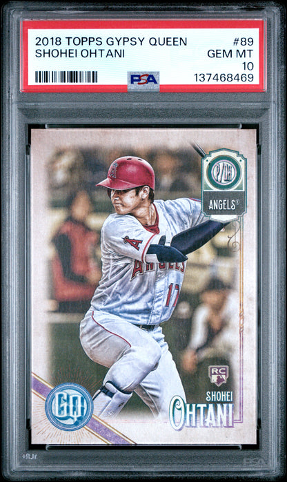 Shohei Ohtani 2018 Topps Gypsy Queen Rookie #89 PSA 10 Gem Mint 8469
