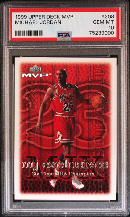 Michael Jordan 1999 Upper Deck MVP #208 PSA 10 Gem Mint
