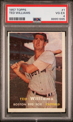 Ted Williams 1957 Topps #1 PSA 4 VG-EX