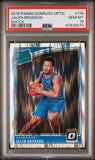 Jalen Brunson 2018 Donruss Optic Shock #179 PSA 10 Gem Mint 8279