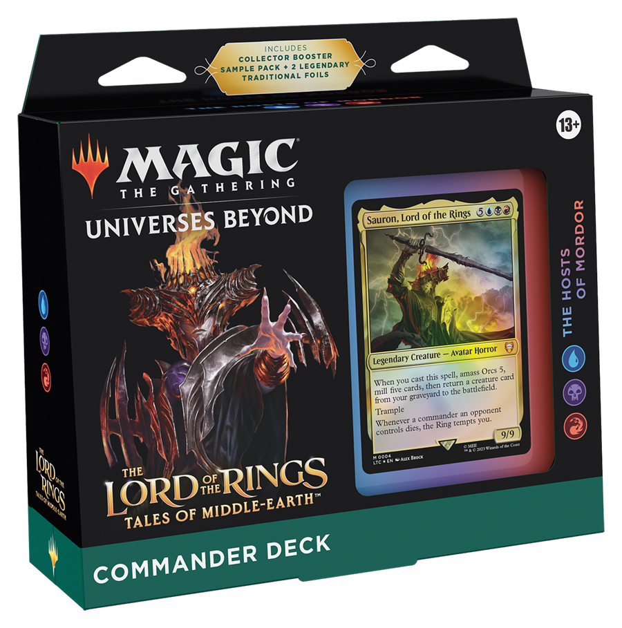 Magic The Gathering The Lord of the Rings Tales of Middle Earth Commander Deck - The Hosts of Mordor