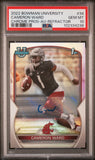 Cameron Ward 2022 Bowman Chrome University Refractor Auto PSA 10 Gem Mint