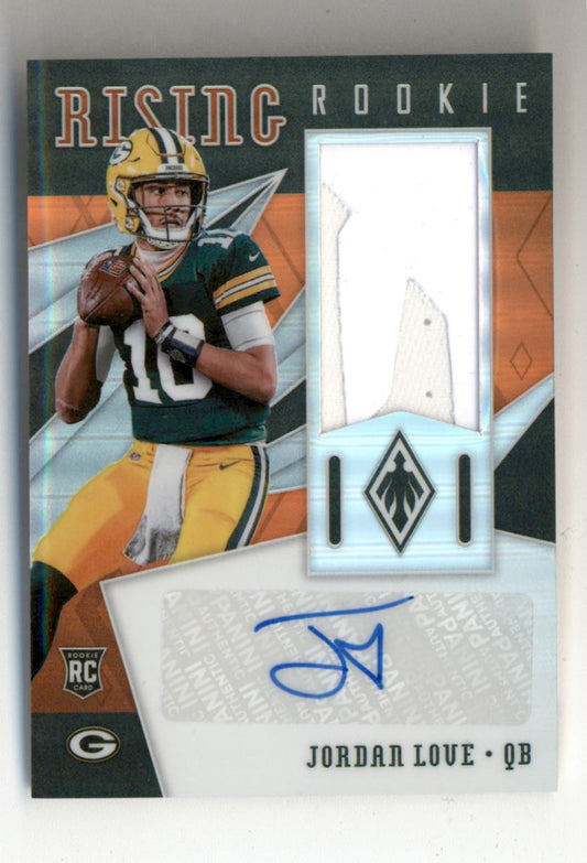 Jordan Love 2020 Panini Phoenix Rising Rookie Glove Auto #1/35