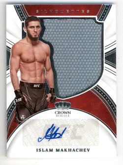 Islam Makhachev 2022 Panini Crown Royale Material Auto #41/99