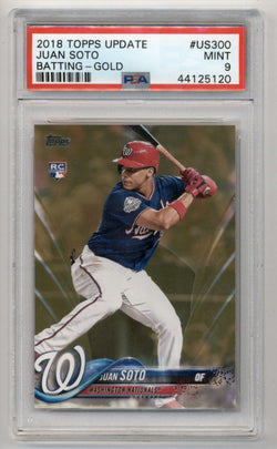 Juan Soto 2018 Topps Update #US300 Rookie #376/2018 PSA 9 Mint