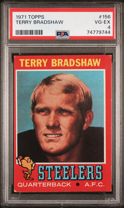 Terry Bradshaw 1971 Topps #156 PSA 4 Vg-Ex