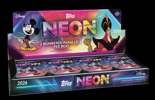 2026 Topps Disney Neon Hobby Box