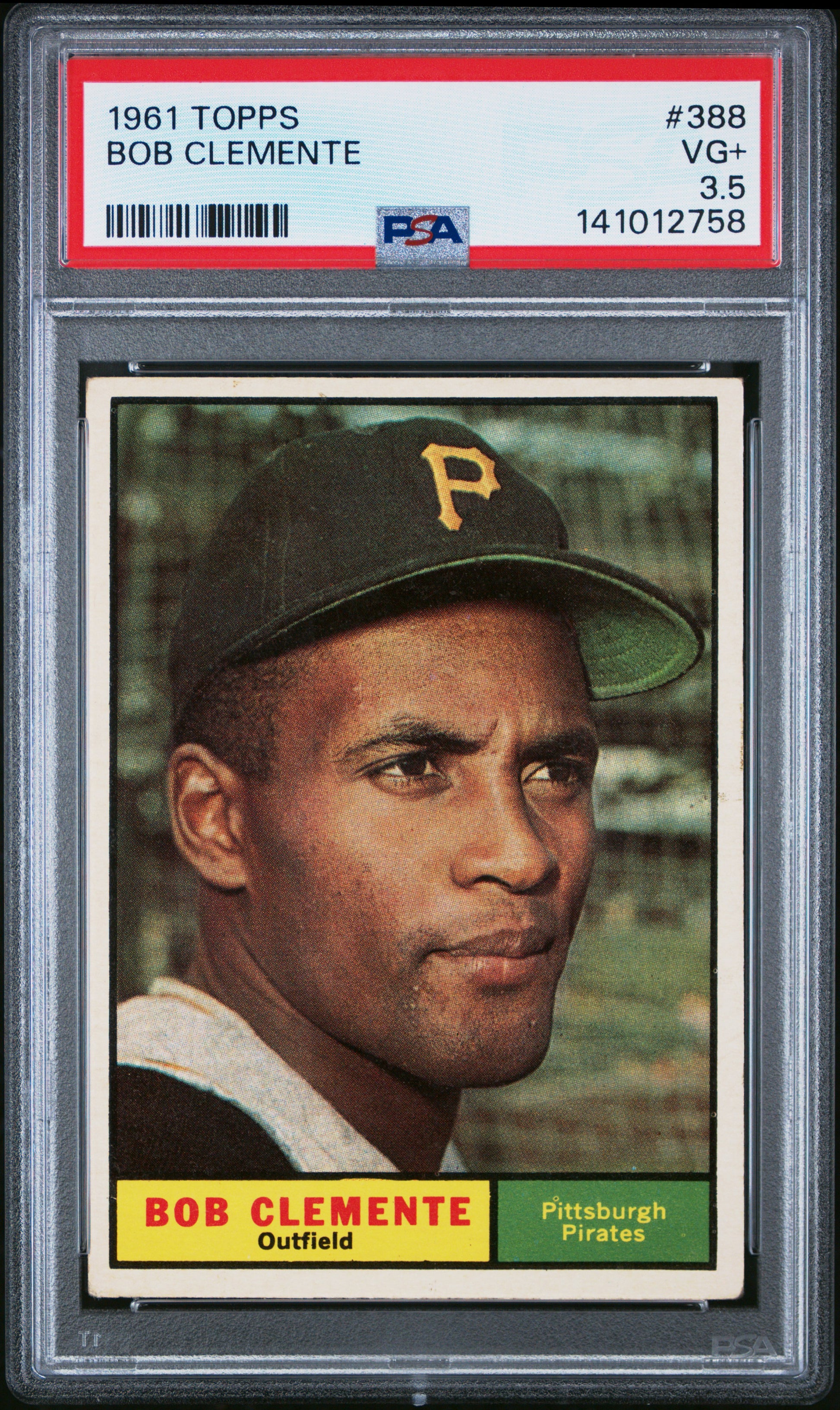 Bob Clemente 1961 Topps #388 PSA 3.5 VG+
