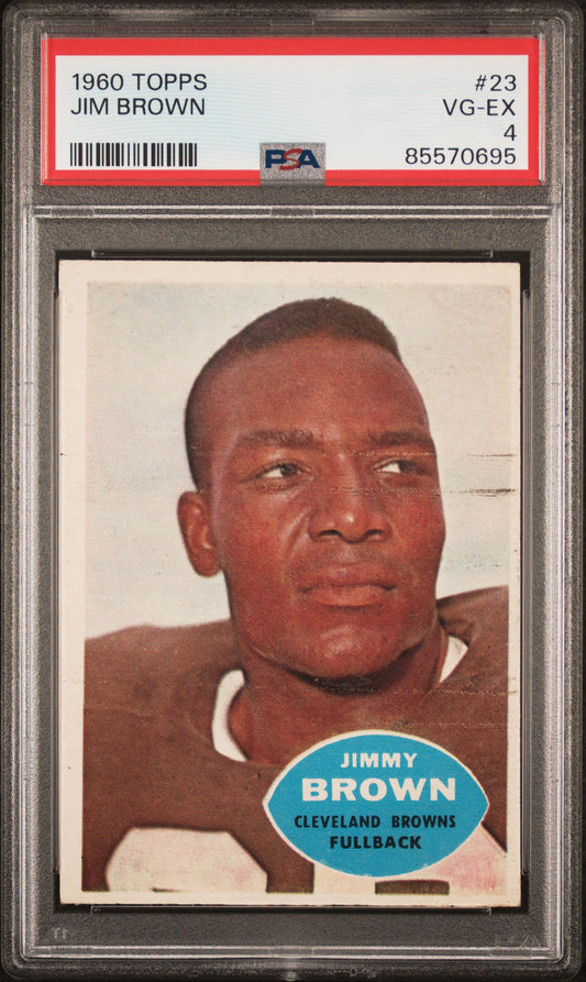 Jim Brown 1960 Topps #23 PSA 4 Vg-Ex 0695