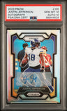 Justin Jefferson 2023 Panini Jefferson Auto PSA 10 Auto 10