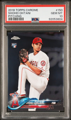 Shohei Ohtani 2018 Topps Chrome #150 PSA 10 Gem Mint 3804