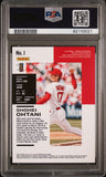 Shohei Ohtani 2018 Chronicles #1 Teal PSA 10 Gem Mint