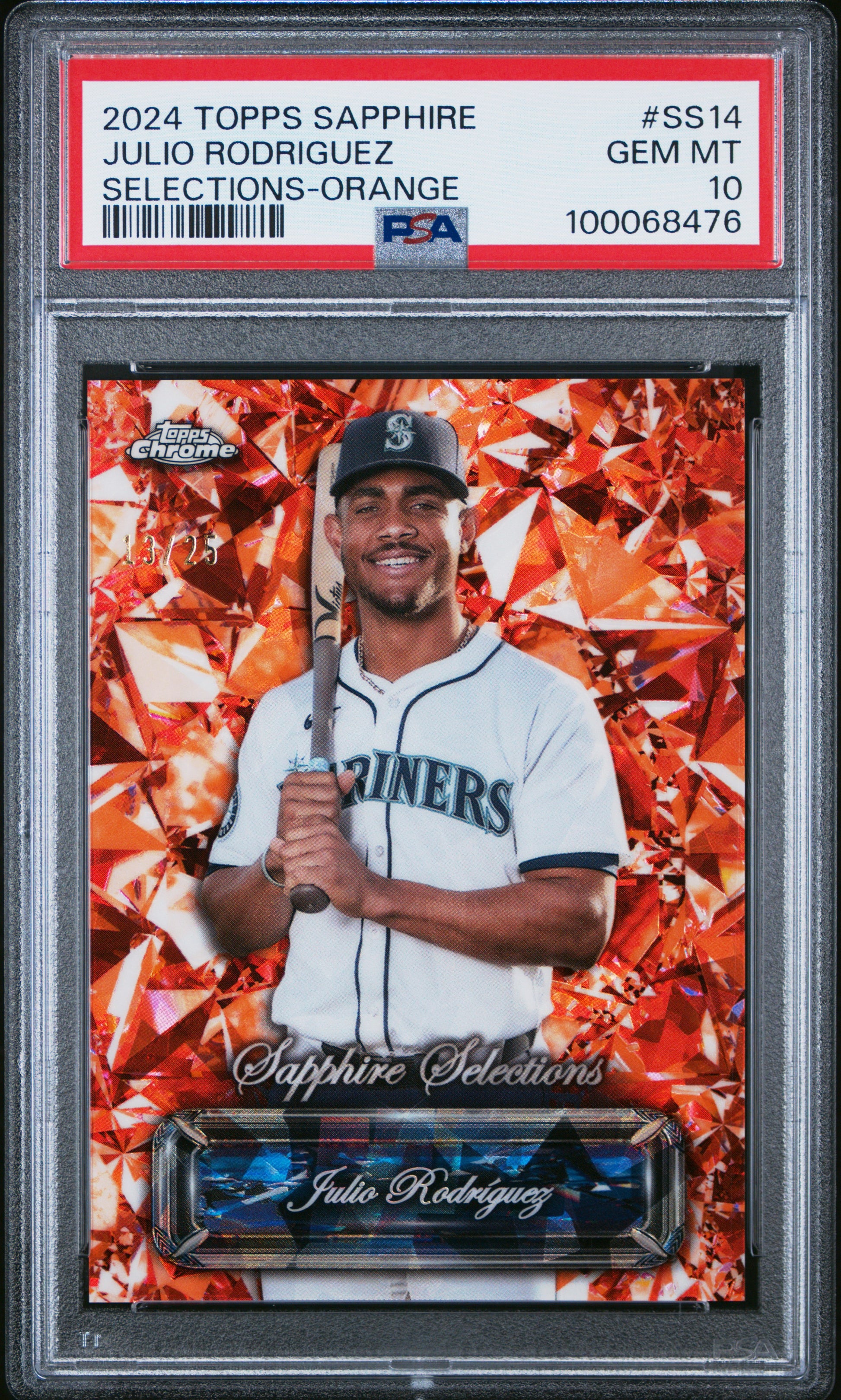 Elly de la Cruz 2024 Topps Chrome Cosmic Planetary Pursuit The Sun PSA 10 Gem Mint