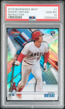 Shohei Ohtani 2018 Bowmans Best Refractor Rookie #1 PSA 10 Gem Mint