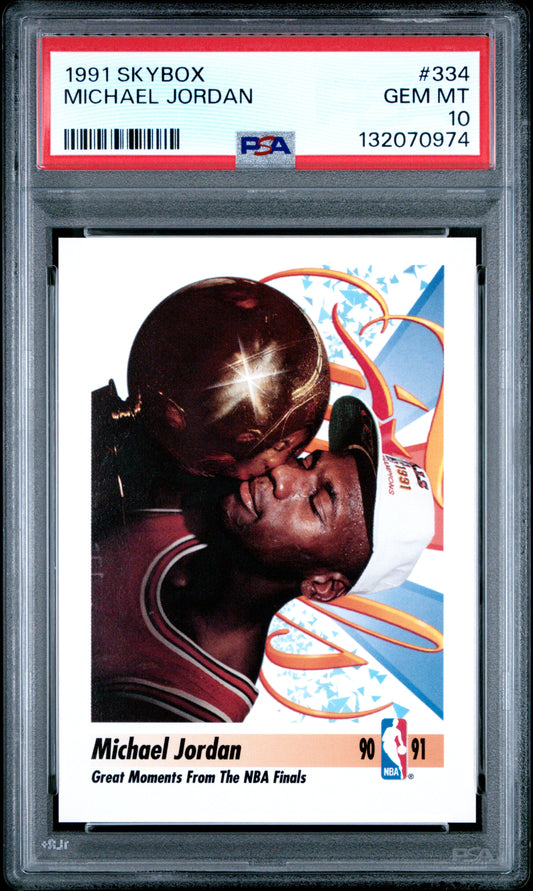 Michael Jordan 1991 Skybox #334 PSA 10 Gem Mint 0974