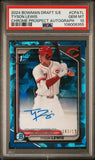Tyson Lewis 2024 Bowman Draft Sapphire Auto #163/199 PSA 10 Gem Mint