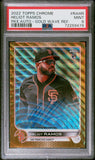 Heliot Ramos 2022 Topps Chrome Rookie Gold Wave Auto #10/50 PSA 9 Mint