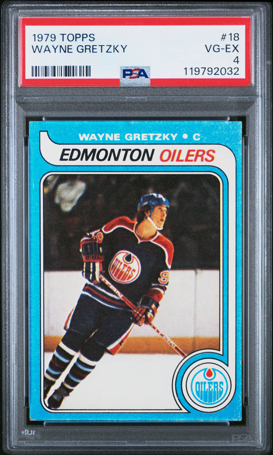 Wayne Gretzky 1979 Topps Rookie #18 PSA 4 Vg-Ex 2032