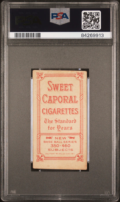 Germany Schaefer 1909-11 T206 Sweet Caporal 350-460/30 Washington PSA 1.5 Fair