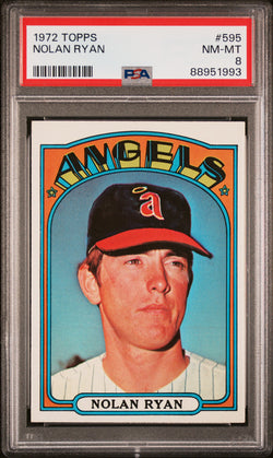 Nolan Ryan 1972 Topps #595 PSA 8 NM-MINT