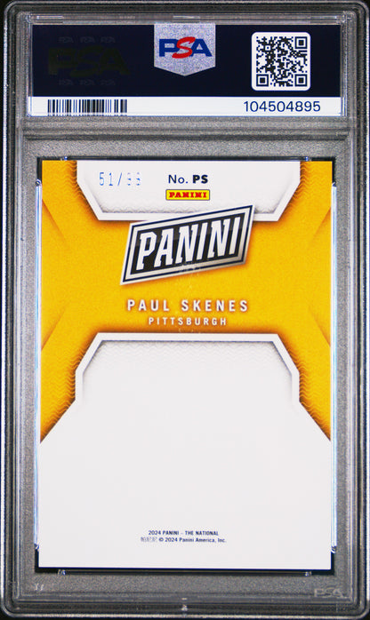 Paul Skenes 2024 Panini National Silver Pack #51/99 PSA 10 Gem Mint