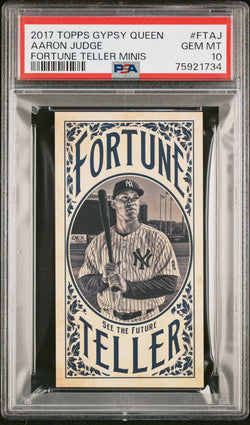 Aaron Judge 2017 Topps Gyspy Queen Fortune Tellers Rookie PSA 10 Gem Mint