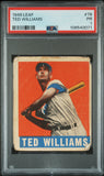 Ted Williams 1948 Leaf #76 PSA 1 Poor