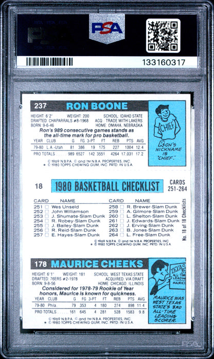 Magic Johnson 1980 Topps Rookie PSA 8 Nm-Mint