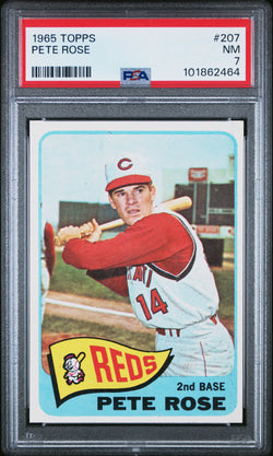 Pete Rose 1965 Topps #207 PSA 7 Near Mint