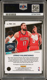 Jonas Valanciunas 2022 Donruss Optic Fast Break Gold Auto #1/10 PSA 10 Gem Mint