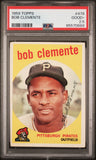 Bob Clemente 1959 Topps #478 PSA 2.5 Good+ 0668