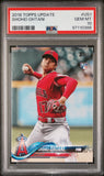 Shohei Ohtani 2018 Topps Update #US1 PSA 10 Gem Mint 0386