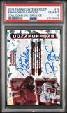 Deion Sanders + Bobby Bowden 2019 Contenders Draft Cracked Ice Auto #19/23 PSA 10 Gem Mint