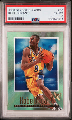 Kobe Bryant 1996 Skybox E-X2000 RC #30 PSA 6 Ex-Mint 3211