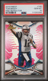 Tom Brady 2015 Topps Finest Pink Refractor #10/25 PSA 10 Gem Mint