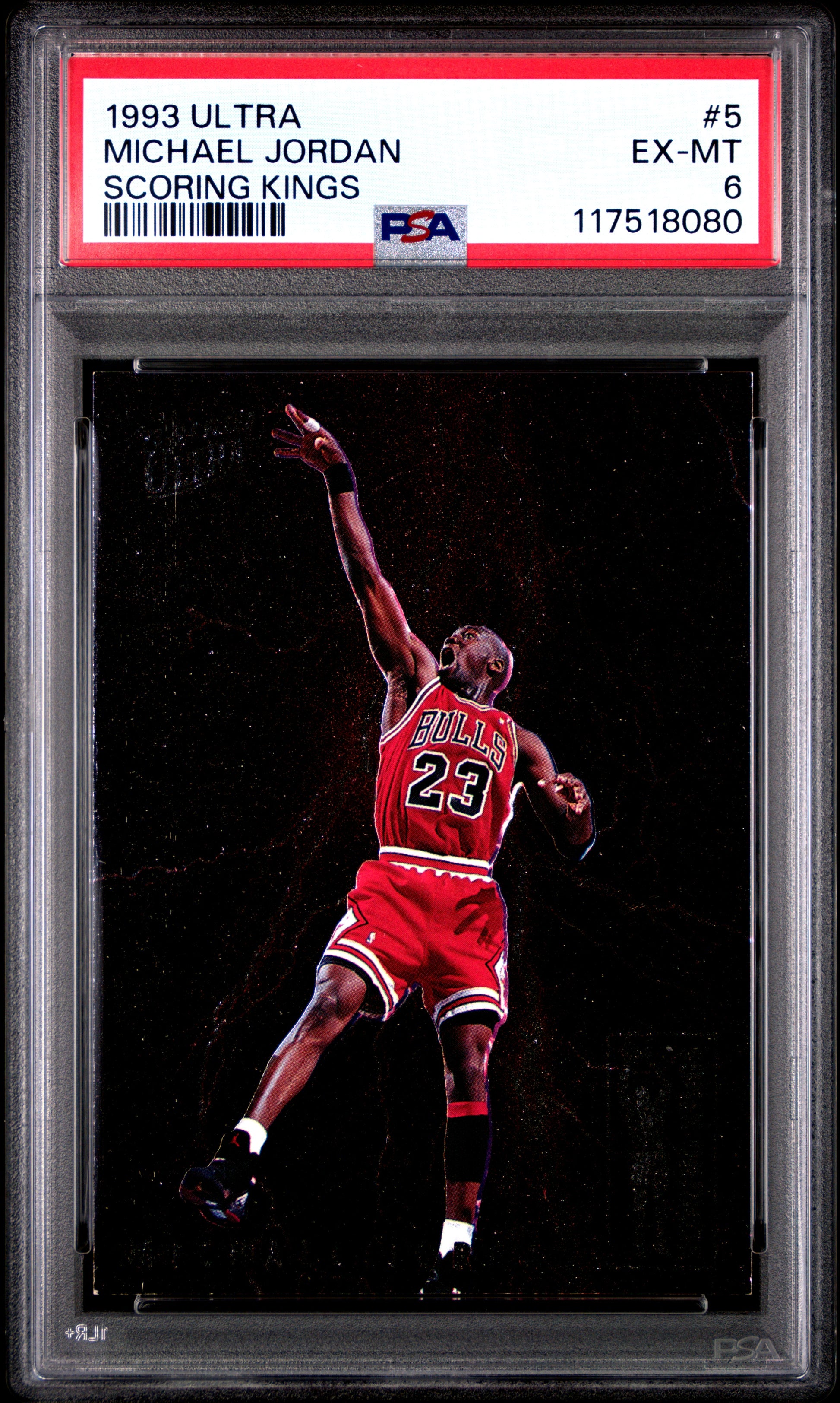 Michael Jordan 1993 Fleer Ultra Scoring Kings PSA 6 Ex-Mint 8080