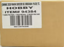 2020-21 Panini Obsidian Soccer Hobby 12-Box Case