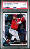 Shohei Ohtani 2018 Bowman Chrome #1 RC PSA 9 Mint 9399