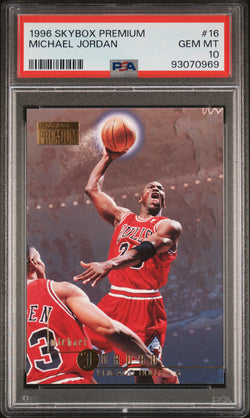 Michael Jordan 1996 Skybox Premium #16 PSA 10 Gem Mint